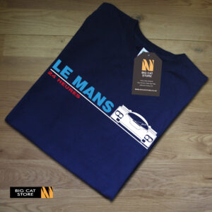 Alternative view of Retro Le Mans Limited Print Run RaceArt T-Shirt