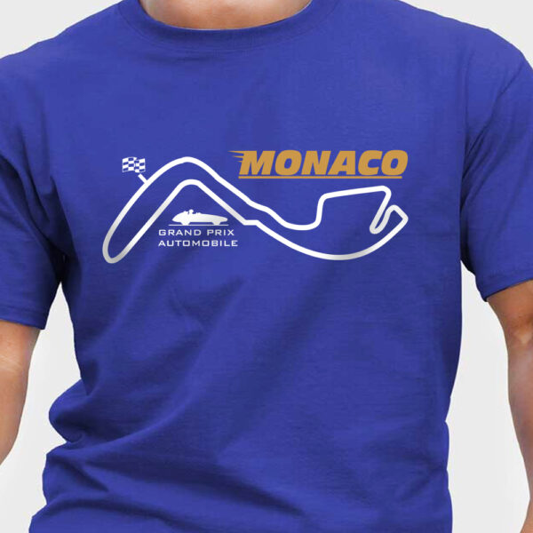 RaceArt Retro Monaco Circuit T-Shirt