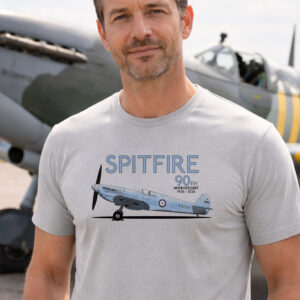 Aeroclassic Supermarine Spitfire 90th Anniversary K5054 T-Shirt