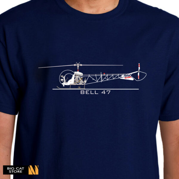 Aeroclassic Bell 47 Helicopter T-Shirt