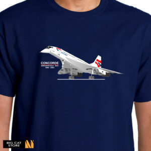 Alternative view of Aeroclassic Heritage Concorde T-Shirt