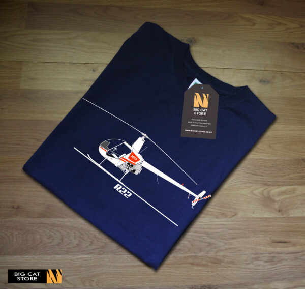 Aeroclassic R22 Helicopter T-Shirt - Image 2