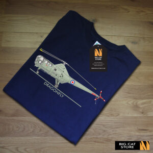 Alternative view of Aeroclassic Westland Dragonfly Helicopter T-Shirt