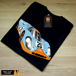 Alternative view of RaceArt - Le mans 1970 917 Race Car Illustration T-Shirt Special Edition