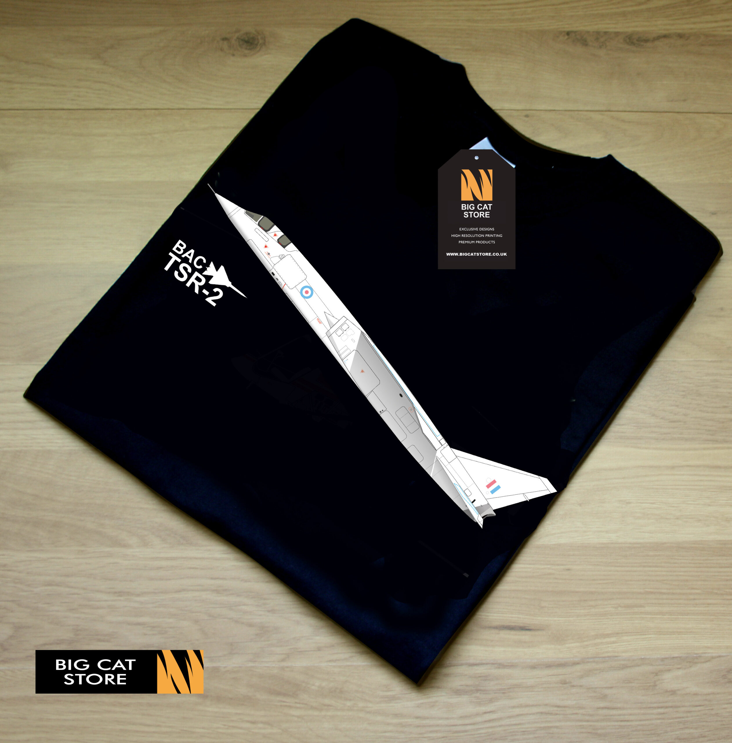 Aeroart - BAC TSR-2 T-Shirt - Image 3