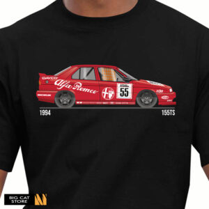 Alternative view of Touring Car Legends - 1994 Alfa 155 illustration T-Shirt