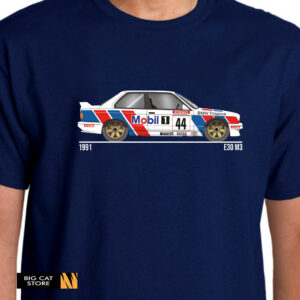 Alternative view of Touring Car Legends - 1991 E30 M3 illustration T-Shirt