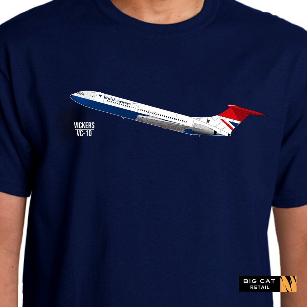 Aeroclassic Vickers VC10 BA Livery T-Shirt
