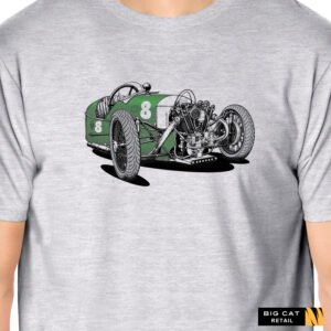 RaceArt Vintage Morgan 3 Wheel Racer T-Shirt