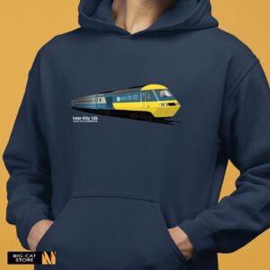 Railart - Class 253 Intercity 125 Locomotive Illustration Hoodie