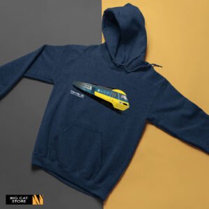 Railart - Class 253 Intercity 125 Locomotive Illustration Hoodie - Image 3