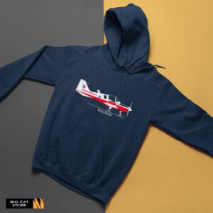 Aeroclassic Scottish Aviation Bulldog Illustration Hoodie - Image 3