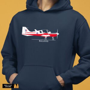 Aeroclassic Scottish Aviation Bulldog Illustration Hoodie