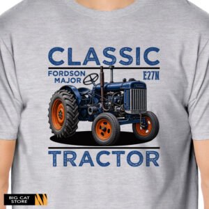 Tractor Art - Vintage Fordson Major E27N T-Shirt