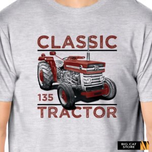 Tractor Art - Classic Massey Ferguson 135 T-Shirt