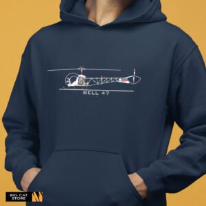 Aeroclassic Bell 47 Illustration Hoodie