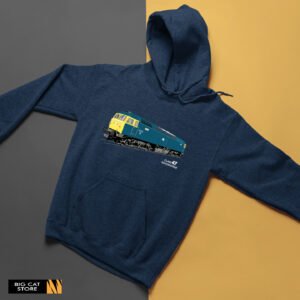 Railart - Class 47 Locomotive Illustration Hoodie - Image 3