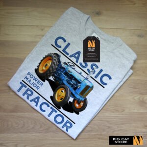 Alternative view of Tractor Art - Classic Fordson Power Major T-Shirt