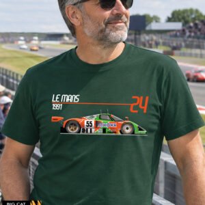Le Mans Legends RaceArt - 1991 Mazda 787b Artwork T-Shirt