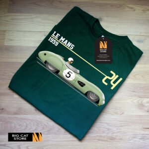 Le Mans Legends RaceArt -1959 Le Mans DBR1 Artwork T-Shirt - Image 3