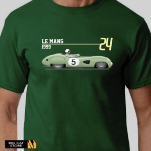 Alternative view of Le Mans Legends RaceArt -1959 Le Mans DBR1 Artwork T-Shirt